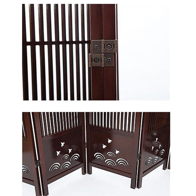 DEEKOUDT 8 Pcs 47x47mm Double Acting Hinges Furniture Folding Screen Hinges, Antique Red - Image 4